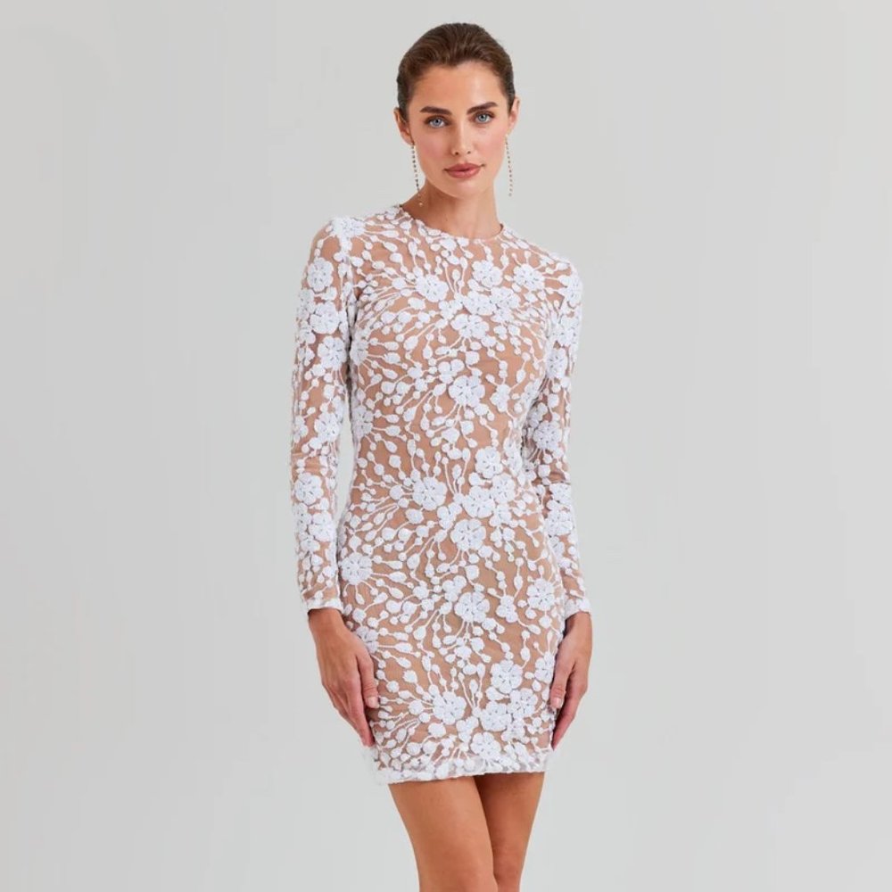 Nadine Merabi Ana White Dress